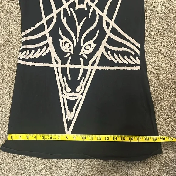 ๐ Kreepsville666 Baphomet Gothic Body Con Dress! ๐ค - Picture 5 of 8